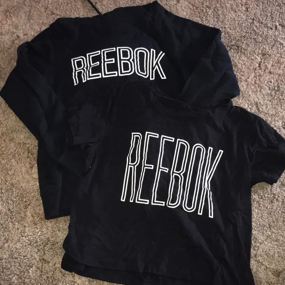 BUNDLE🔥 reebok crop top and hoodie